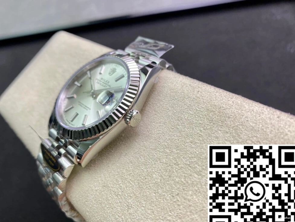 Datejust Silver Rolex Dial Factory Clean M126334-0004 0704